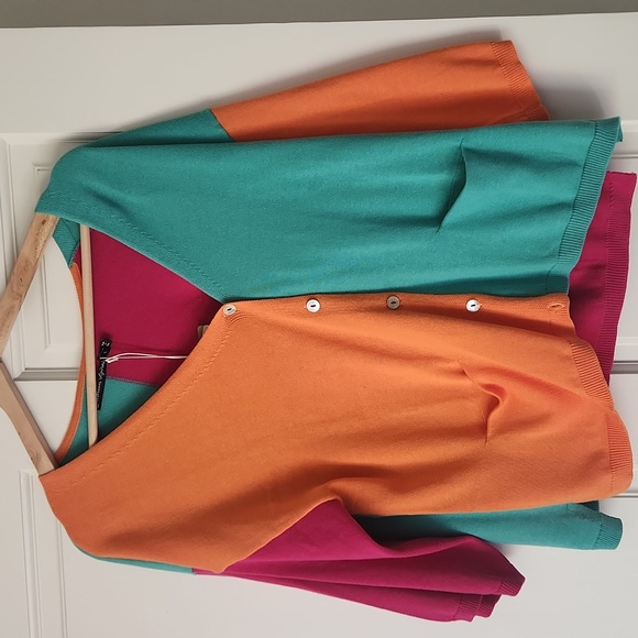 Gudrun Sjoden Sweaters - NWT Gudrun Sjoden Colorblock Cardigan Sweater Small